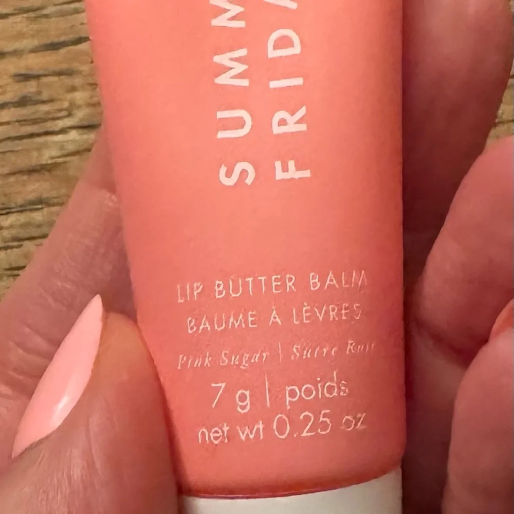 NWT Set of Summer Fridays Jet Lag Mask and Lip Butter Balm - Blue and Pink